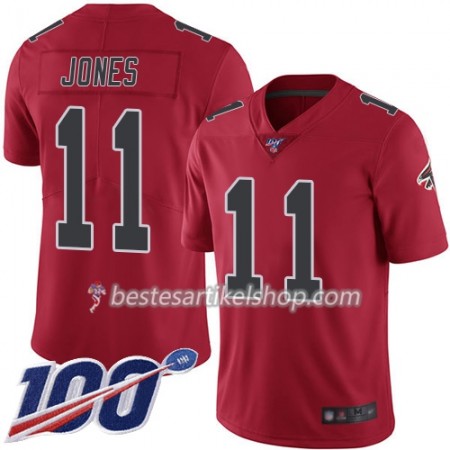 Herren Atlanta Falcons Trikot Julio Jones 11 Nike Röd 100th